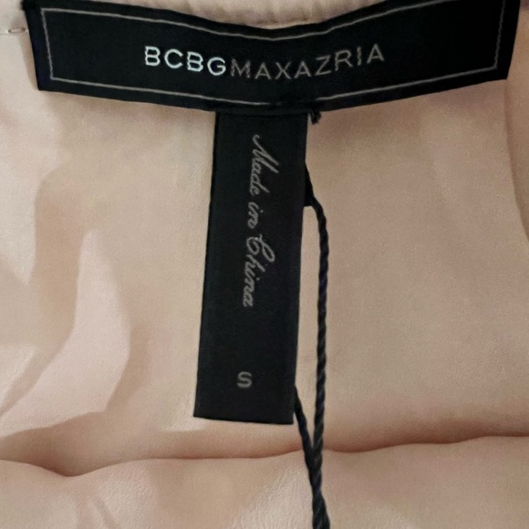 NWT BCBG MAXAZRIA Peach/ Pink Sequin MICHAELA Skirt. SMALL - Picture 5 of 9